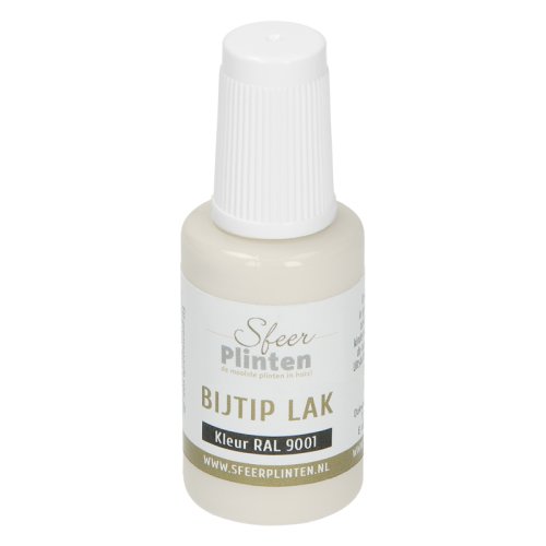 [16194] Sfeerplinten bij-tip-lak RAL 9001 - 20 ml