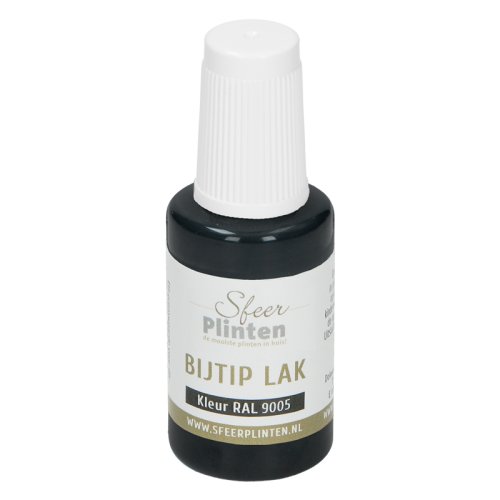 [16192] Sfeerplinten bij-tip-lak RAL 9005 - 20 ml
