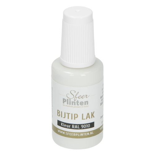 [16191] Sfeerplinten bij-tip-lak RAL 9010 - 20 ml