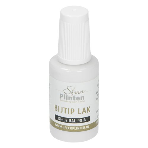 [16193] Sfeerplinten bij-tip-lak RAL 9016 - 20 ml