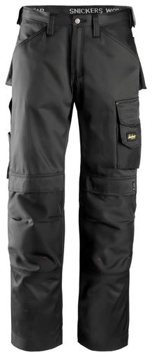 [693123146] Werkbroek 3312 gemeleerd zwart 0404 mt. 146