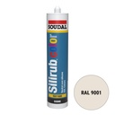 Soudal Silirub Color Siliconenkit RAL 9001 300ml