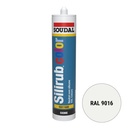 Soudal Silirub Color Siliconenkit RAL 9016 300ml