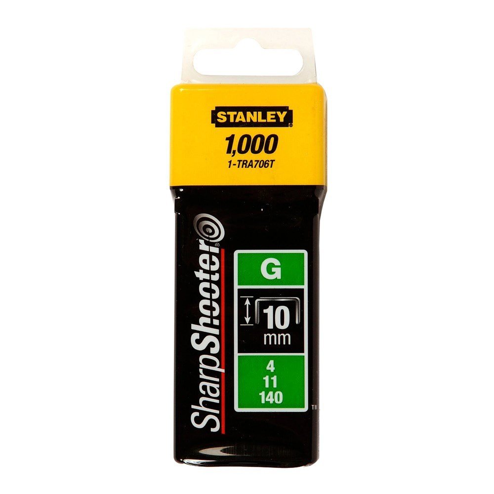Stanley Nieten 10 mm Type G - 1000 stuks | Tacker 6-TR350