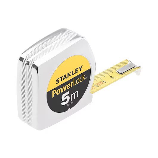 Stanley Rolbandmaat Powerlock ABS 19mm 5mtr