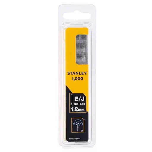 [WERST1SWKBN050T] Stanley Spijker 12 mm Type J - 1000 stuks | Tacker 6-TR350
