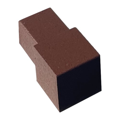[79647] Substrat Aluminium Hoekstuk 11mm Koper gecoat