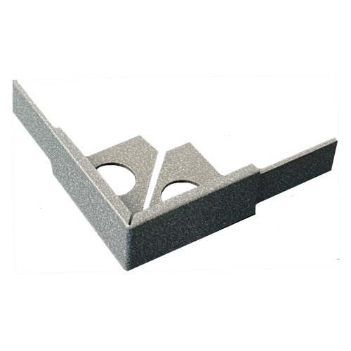 Substrat Aluminium Hoekstuk 9mm Grijs gecoat