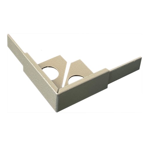[79658] Substrat Aluminium Hoekstuk 9mm Steengrijs gecoat