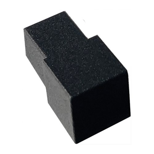 [79640] Substrat Aluminium Hoekstuk 9mm Zwart gecoat