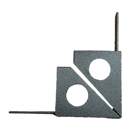 [15084] Substrat Aluminium Hoekstuk voor tegelprofiel 11mm Antraciet gecoat