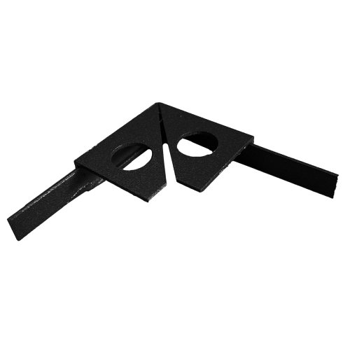 [15095] Substrat Aluminium Hoekstuk voor tegelprofiel 11mm Zwart gecoat