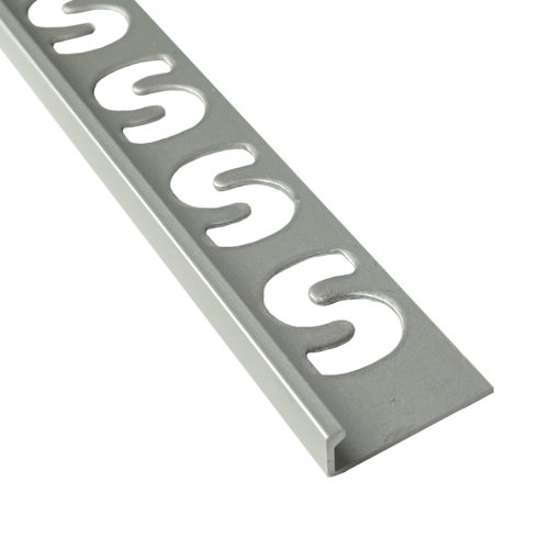 [79616] Substrat Aluminium Tegelprofiel Recht 6mm Zilver 3m