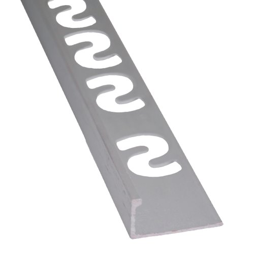 Substrat Aluminium Tegelprofiel Recht 8mm Naturel 3m