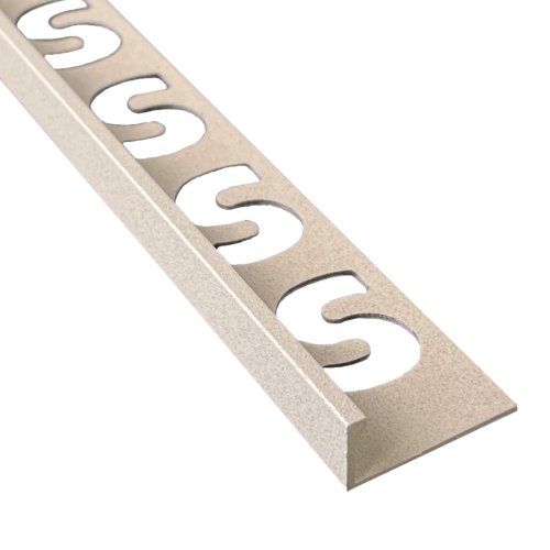 [79625] Substrat Aluminium Tegelprofiel Recht 9mm Zand gecoat 2,5m