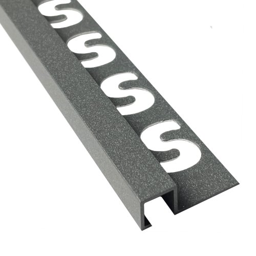 [79630] Substrat Aluminium Vierkant profiel 9mm Grijs gecoat 2,5m