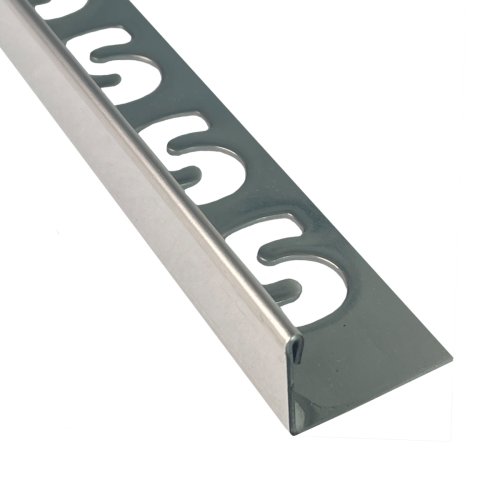 [79615] Substrat RVS Tegelprofiel Recht 15mm Glanzend 2,5m