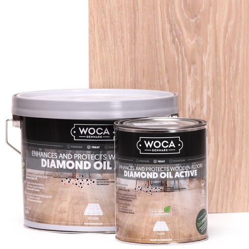 [ZUBWODO_009] Woca Diamond Oil Active extra wit 13% 2,5 L