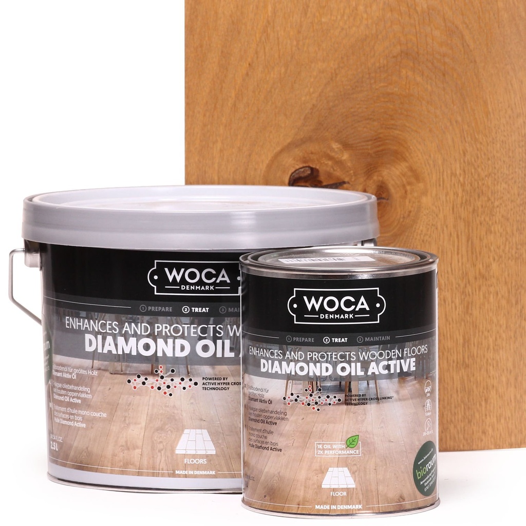 Woca Diamond Oil Active sand grey 0,75 L