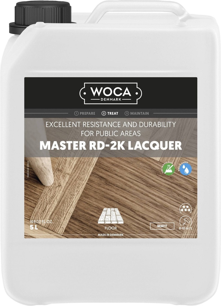 Woca Master RD-2K Lak (gl. 10) incl verharder 5 L