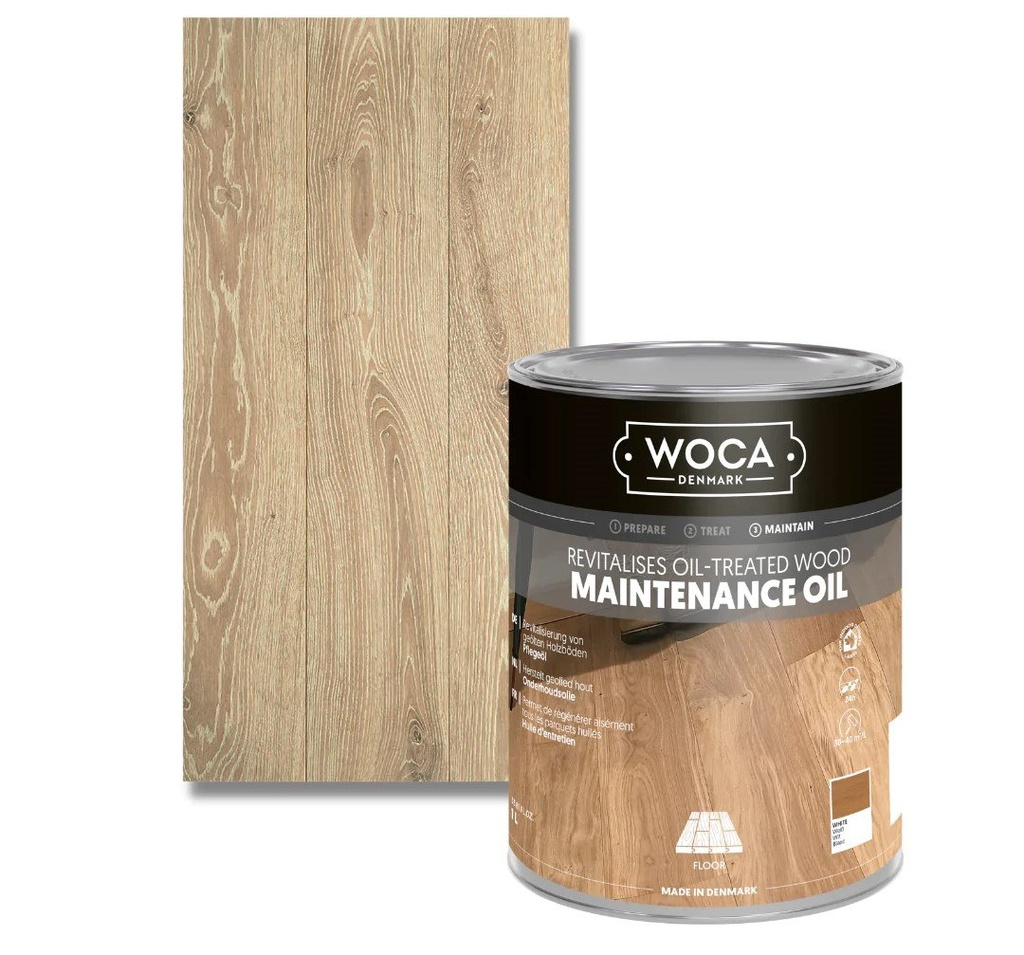 Woca Onderhoudsolie wit 1 L