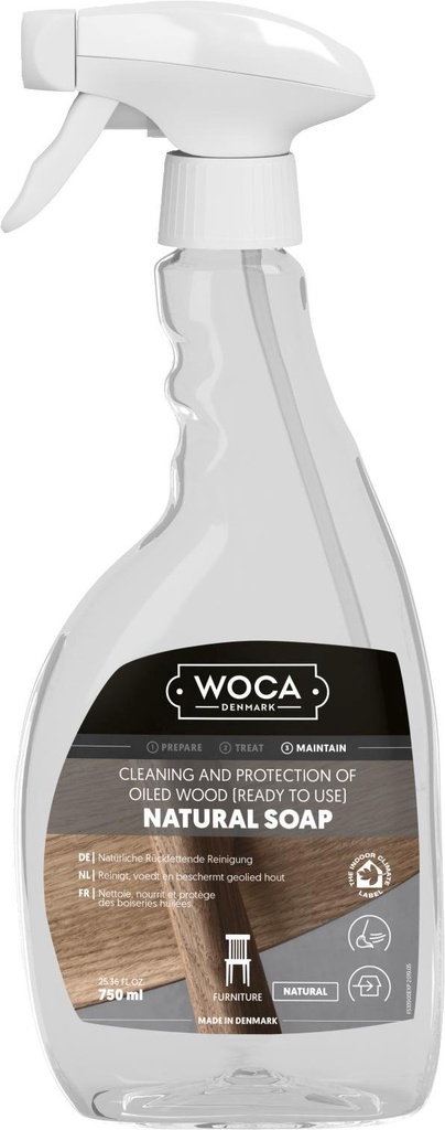 Woca Zeep naturel in sprayflacon 0,75 L
