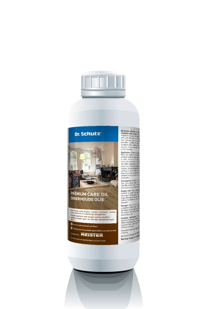 Dr. Schutz PREMIUM CARE Olie Wit geolied Longlife parket 4x1ltr