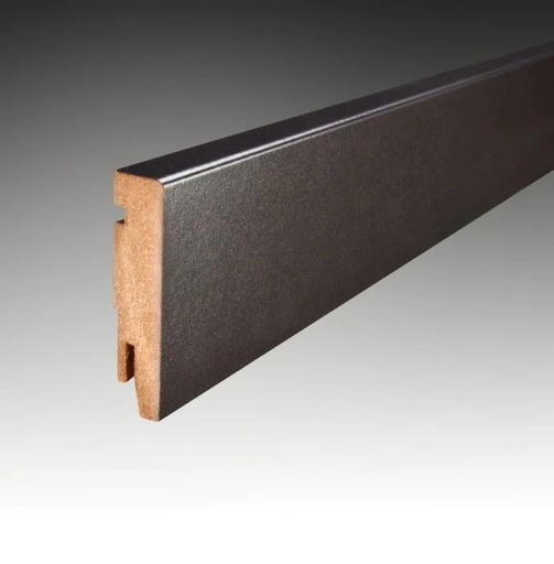[435] MDF Hoge Plint Zwart