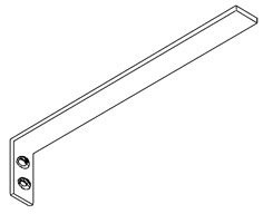[704003125] Afstandsteun Wit 12,5 cm 50st