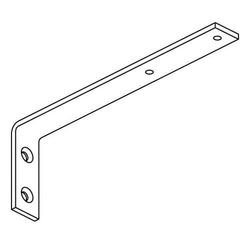 [700001125] F Afstandsteun wit 12,5cm met boutje 25st