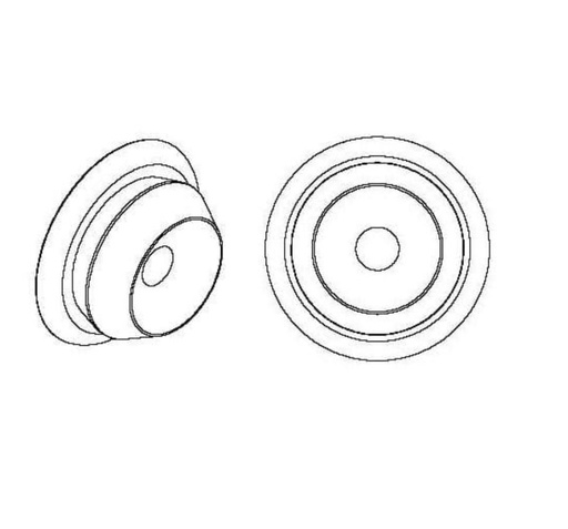 [700001045] F200 Muurclip 100st