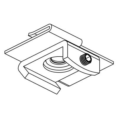 [704001059] KS Systeemplafondsteun Wit Metaal 25st