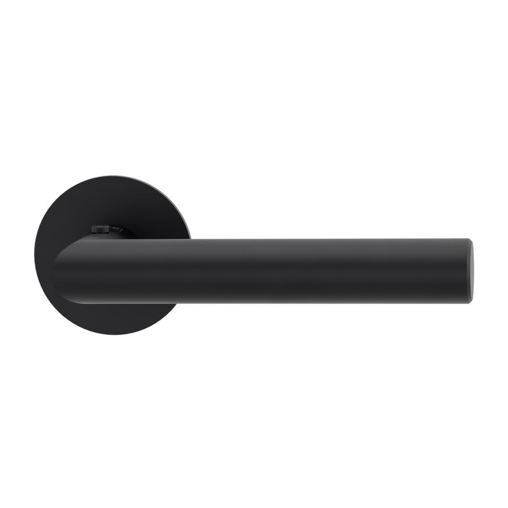 Deurgreeppaar LUCIA PIATTA S Vlakke rozet rozetten rond smart2lock 2.0 R grafietzwart