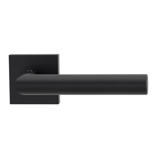 [BAUZUB274_DR] Deurgreeppaar LUCIA PROF Schroefsysteem rozetten hoekig smart2lock 2.0 R grafietzwart
