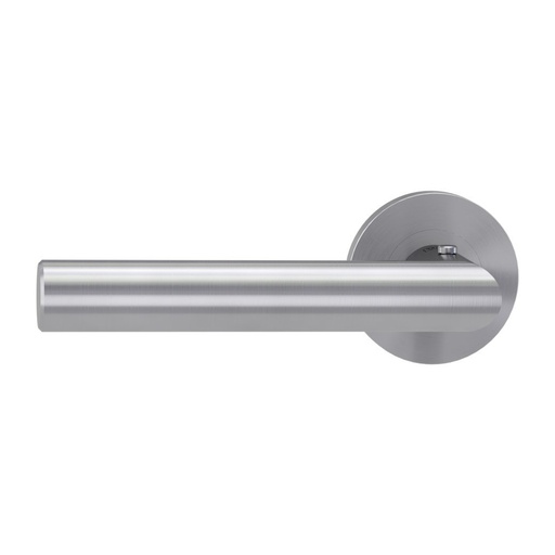 [BAUZUB269_DL] Deurgreeppaar LUCIA PROF Schroefsysteem rozetten rond smart2lock 2.0 L RVS mat