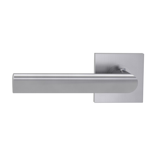 [BAUZUB285_DL] Deurgreeppaar TRI 134 Schroefsysteem rozetten hoekig smart2lock 2.0 L RVS mat