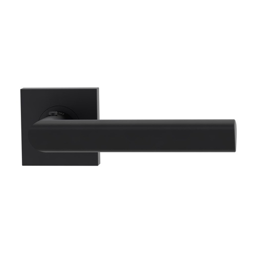[BAUZUB291_DR] Deurgreeppaar TRI 134 Schroefsysteem rozetten hoekig smart2lock 2.0 R grafietzwart
