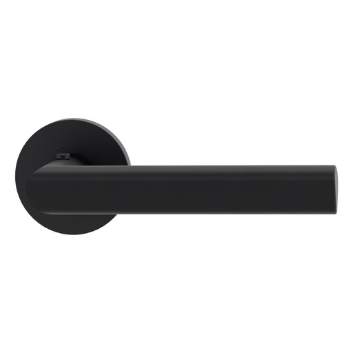 [BAUZUB296_DR] Deurgreeppaar TRI 134 Schroefsysteem rozetten rond smart2lock 2.0 R grafietzwart