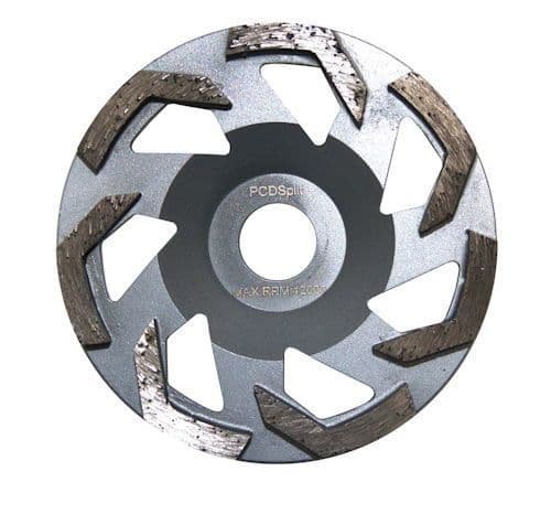 Diamant slijpschijf PCD split silver 125 mm 8011119