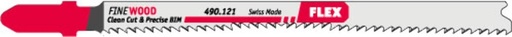 [ZUBF490121] FLEX decoupeerzaagblad JS 90 HW voor hout 4-voudige vertanding VE: 3 st. 490121