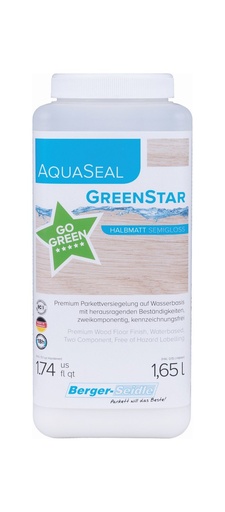 [ZUBBSXS81A_00BA] AquaSeal GreenStar Ultramatt 1,65 Ltr (incl. Harder)