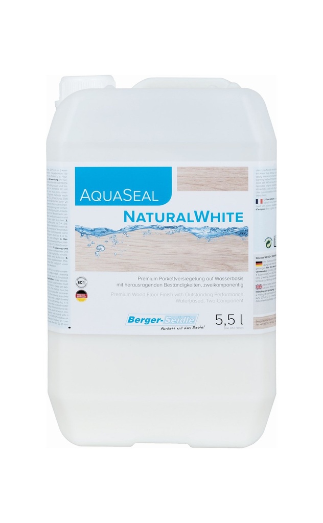 AquaSeal NaturalWhite 5,5 Ltr (incl. Harder)