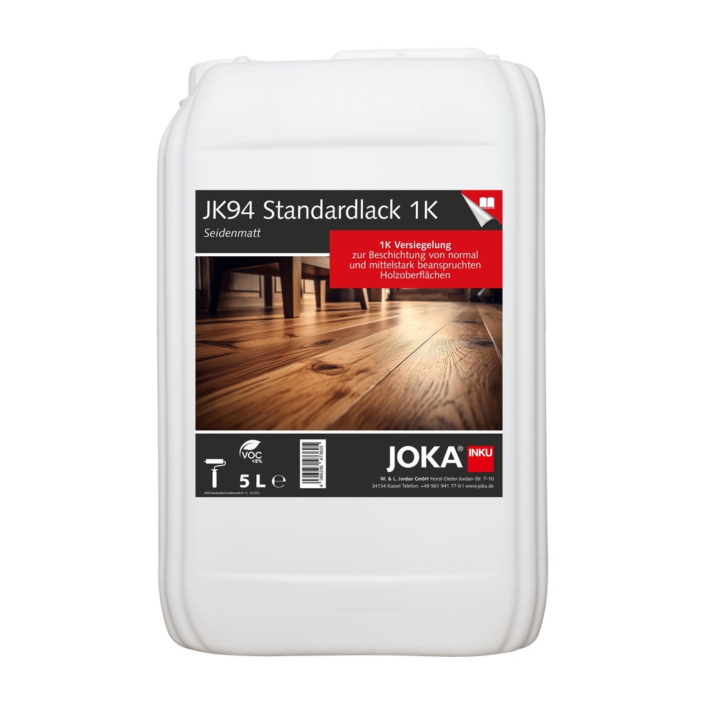 JOKA JK94 Parket lak 1K Zijdemat can à 5 L