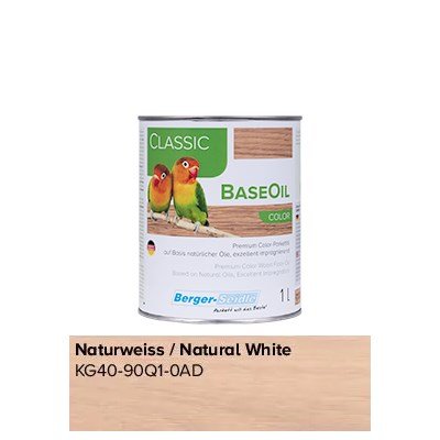 [ZUBBSKG41X_90Q1] Classic BaseOil COLOR 90Q1 Natural White 1L