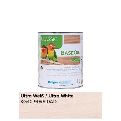 [ZUBBSKG41X_90R9] Classic BaseOil COLOR 90R9 Ultra White 1L