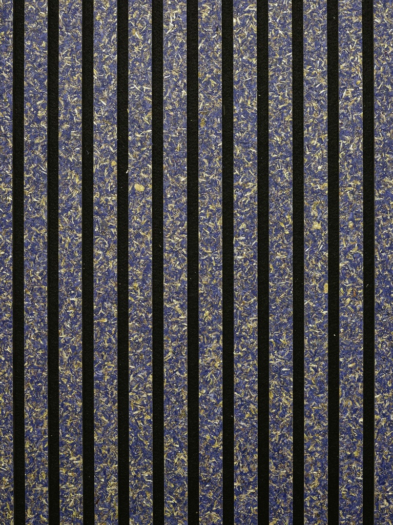 JOKA PARO Akustik PAO3035 Korenbloem Blauw 2790x600mm zwart vlies| Pak à 3,35m²