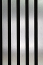 JOKA PARO Akustik PAS120 2790x600mm Zilver Metaal + Zwart Vlies Glans | Pak à 3,35m²