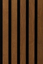 JOKA PARO Akustik PAS310 2790x600mm Eik Bruin Olie + Zwart Vlies | Pak à 3,35m²