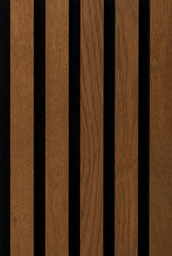 [AUSPAN1930_2860] JOKA PARO Akustik PAS310 2790x600mm Eik Bruin Olie + Zwart Vlies | Pak à 3,35m²