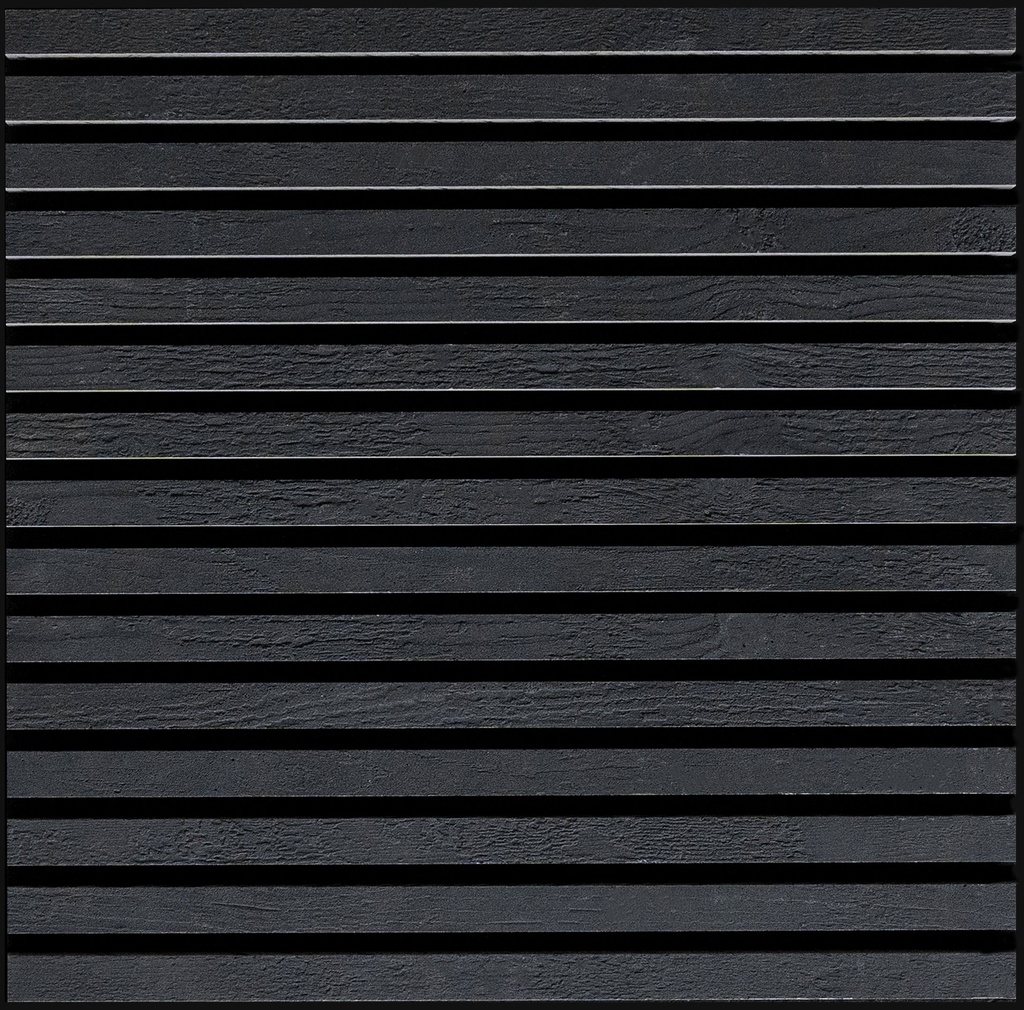 JOKA PARO Akustik PAV1017 Burned BLACK 2790x600mm zwart vlies| Pak à 3,35m²